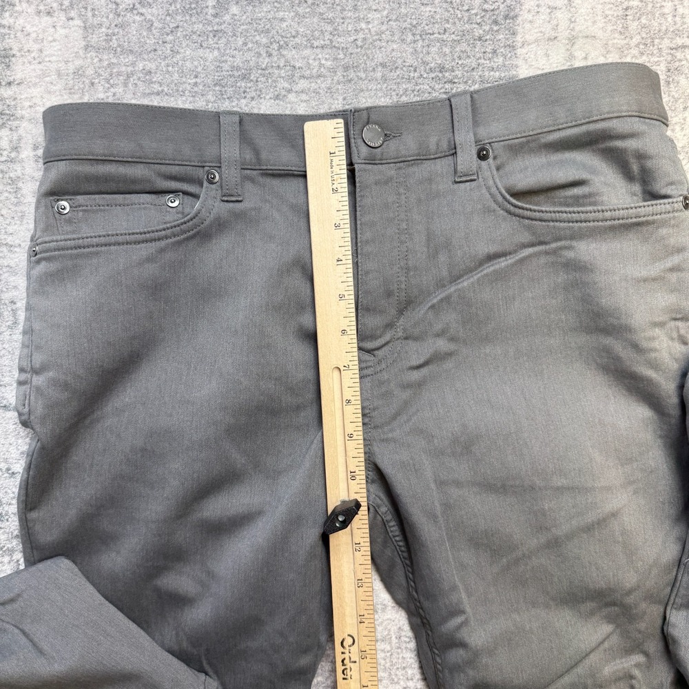 Banana Republic Traveler Jeans Mens 34x32 Slim Fit Gray 5 Pocket Stretch Pants - Picture 7 of 10